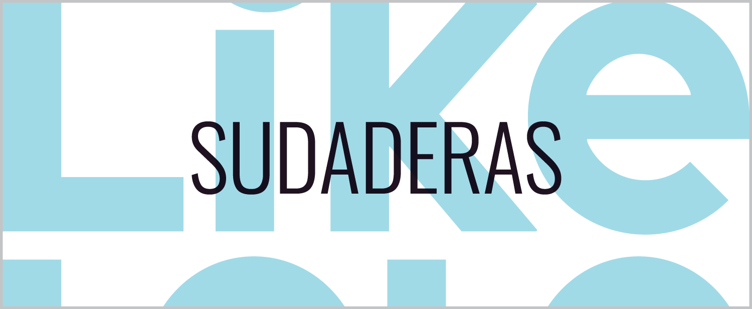 Sudadera mujer «We like u» Azul – Mandacaru