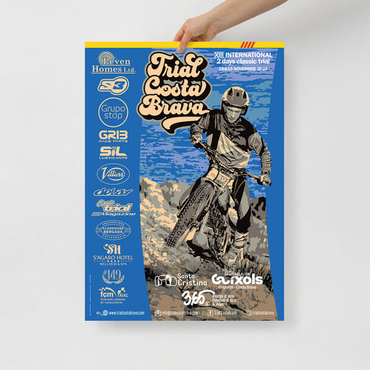 TRIAL COSTA BRAVA · Póster mate·50x70 cm · Basic-302x4f