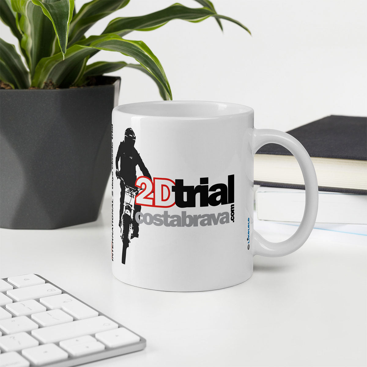 TRIAL COSTA BRAVA · Taza de cerámica 33cl · Medium·White-107x