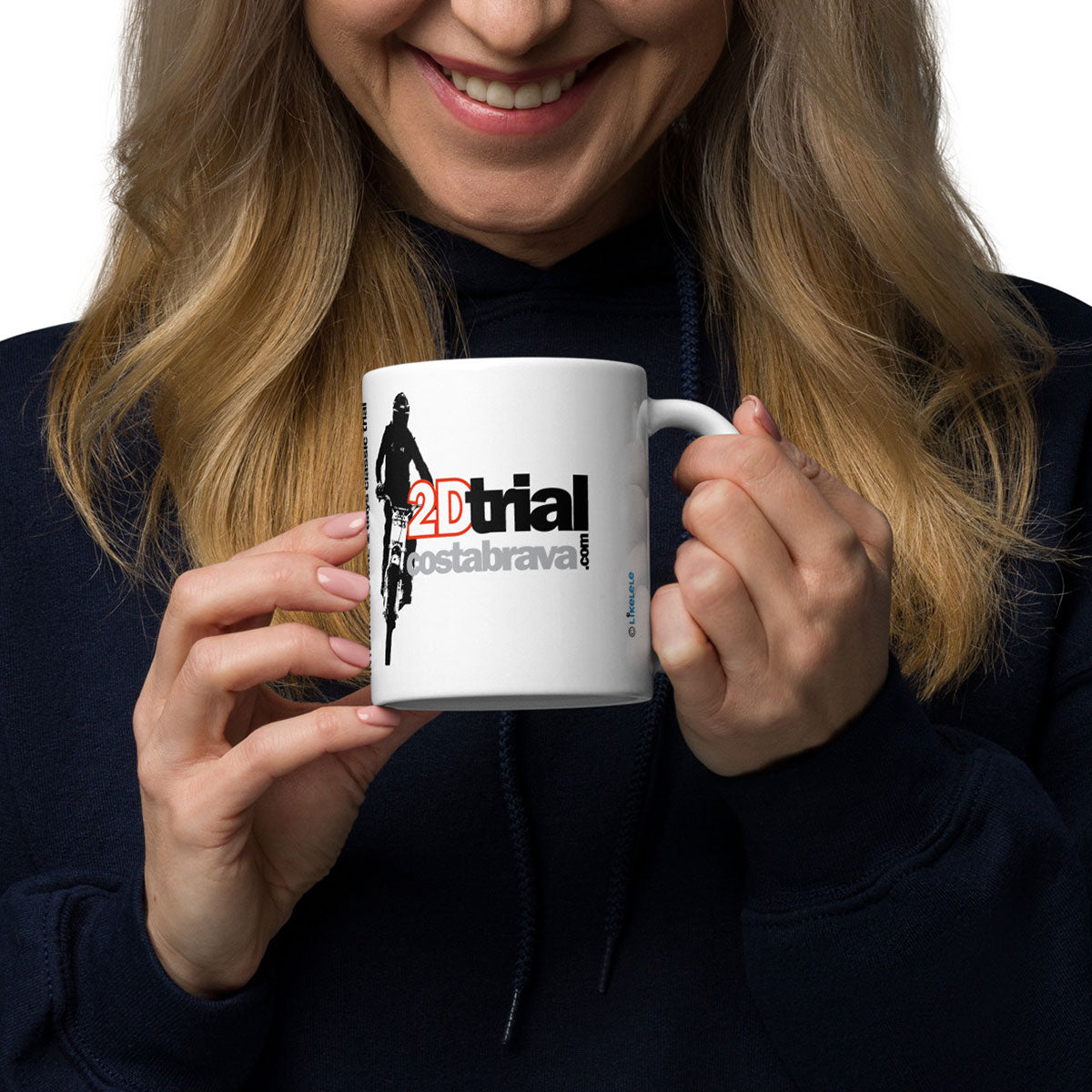 TRIAL COSTA BRAVA · Taza de cerámica 33cl · Medium·White-107x