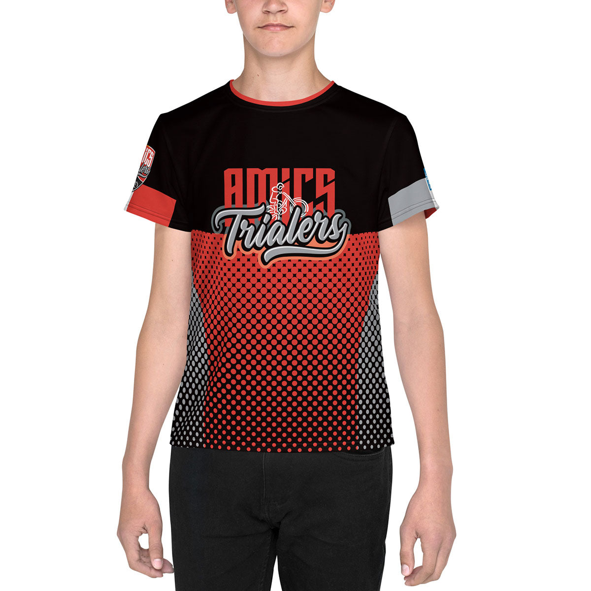 AMICS TRIALERS · Camiseta m/corta·Adolescente/Unisex · Premium·Full Print-362x5ipi