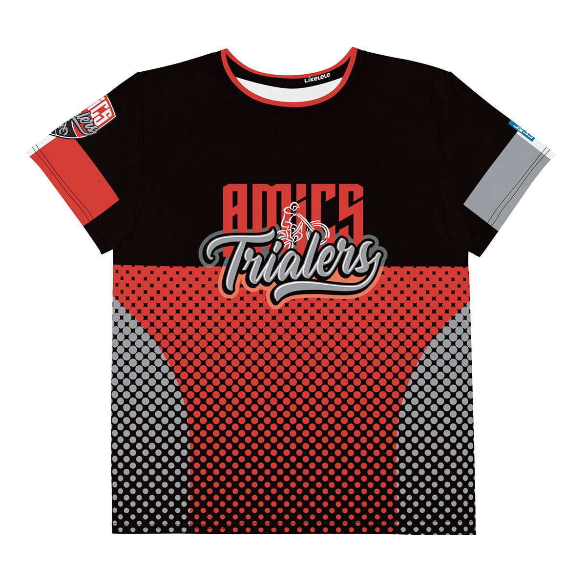 AMICS TRIALERS · Camiseta m/corta·Adolescente/Unisex · Premium·Full Print-362x5ipi