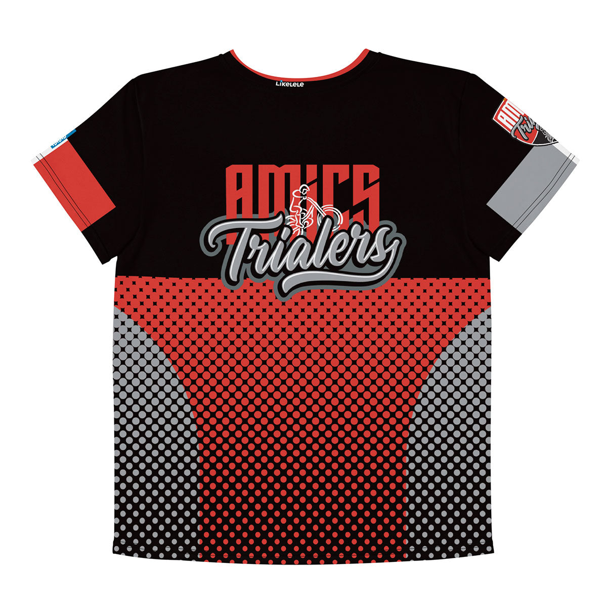 AMICS TRIALERS · Camiseta m/corta·Adolescente/Unisex · Premium·Full Print-362x5ipi