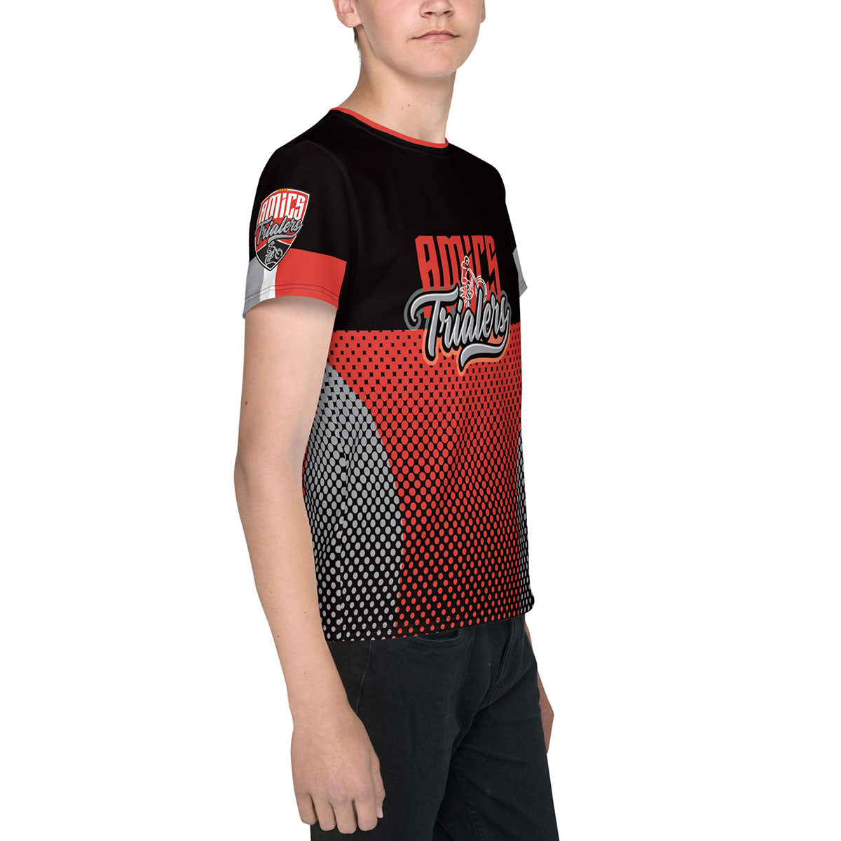 AMICS TRIALERS · Camiseta m/corta·Adolescente/Unisex · Premium·Full Print-362x5ipi