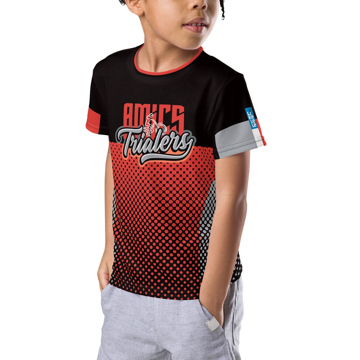 AMICS TRIALERS · Camiseta m/corta·Niño · Premium·Full Print-361x3ipi