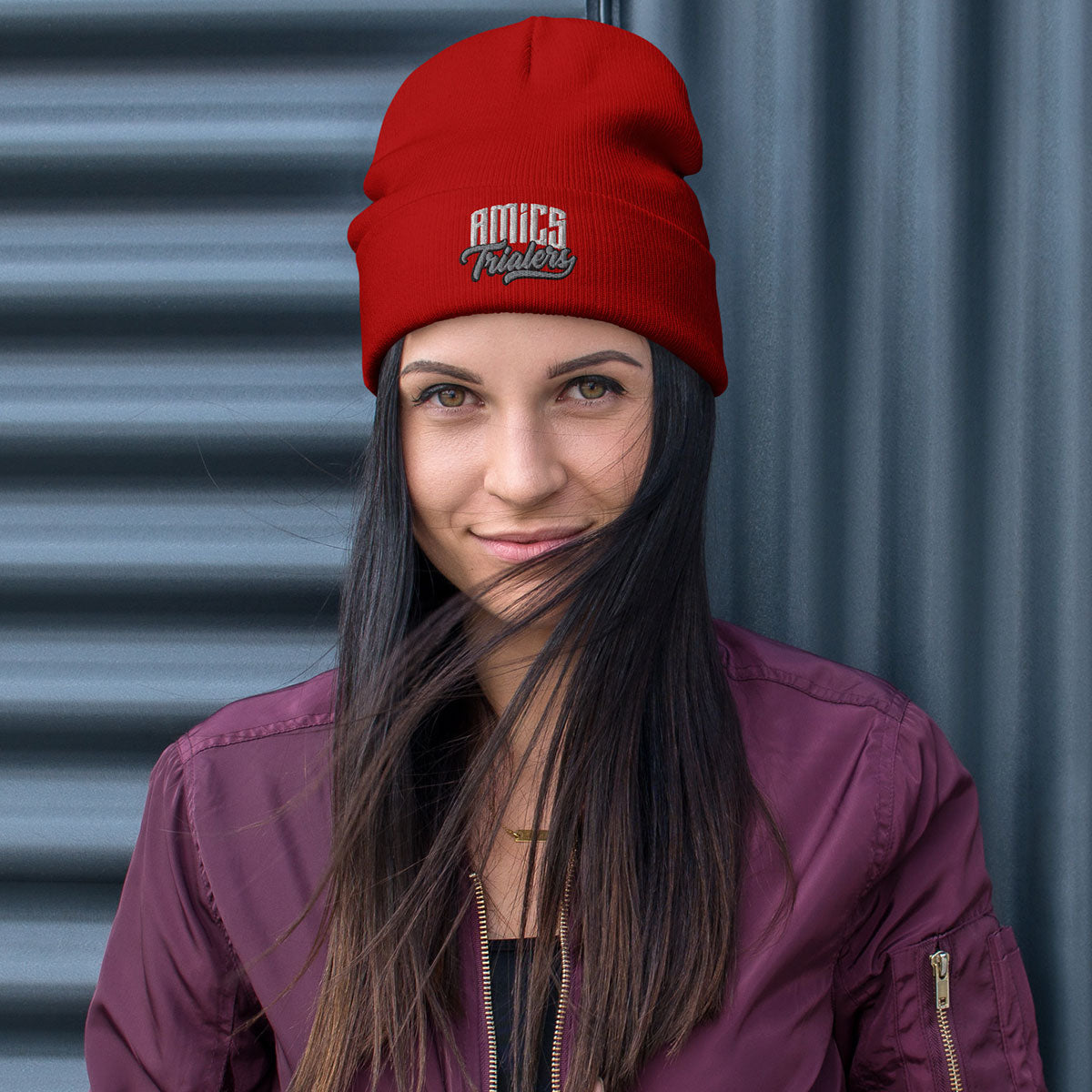 AMICS TRIALERS · Gorro invierno·Unisex · Medium·Red-340b4f