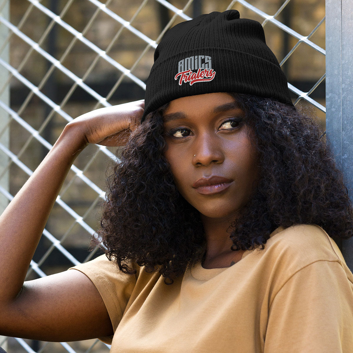 AMICS TRIALERS · Gorro invierno·Unisex · Premium·Black-341c4f