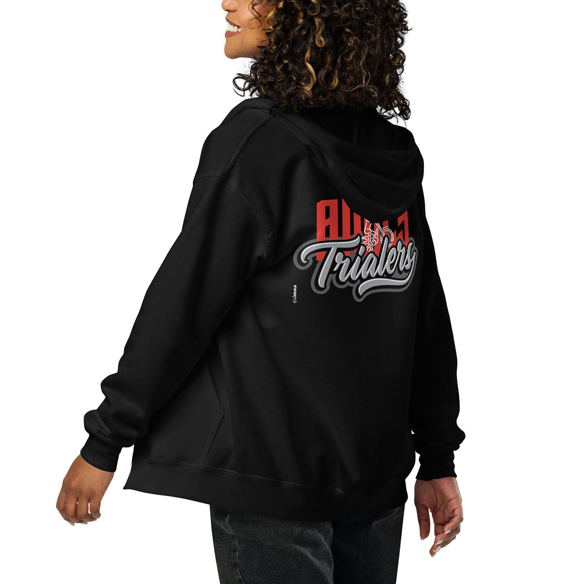AMICS TRIALERS · Sudadera capucha y cremallera·Hombre/Unisex · Basic·Black-355c1fd