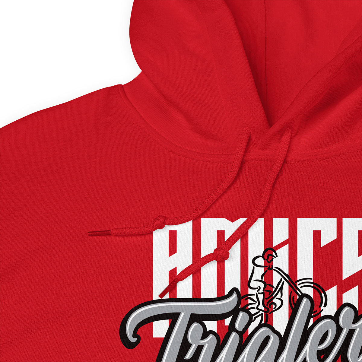 AMICS TRIALERS · Sudadera capucha·Mujer/Unisex · Basic·Red-345b2f