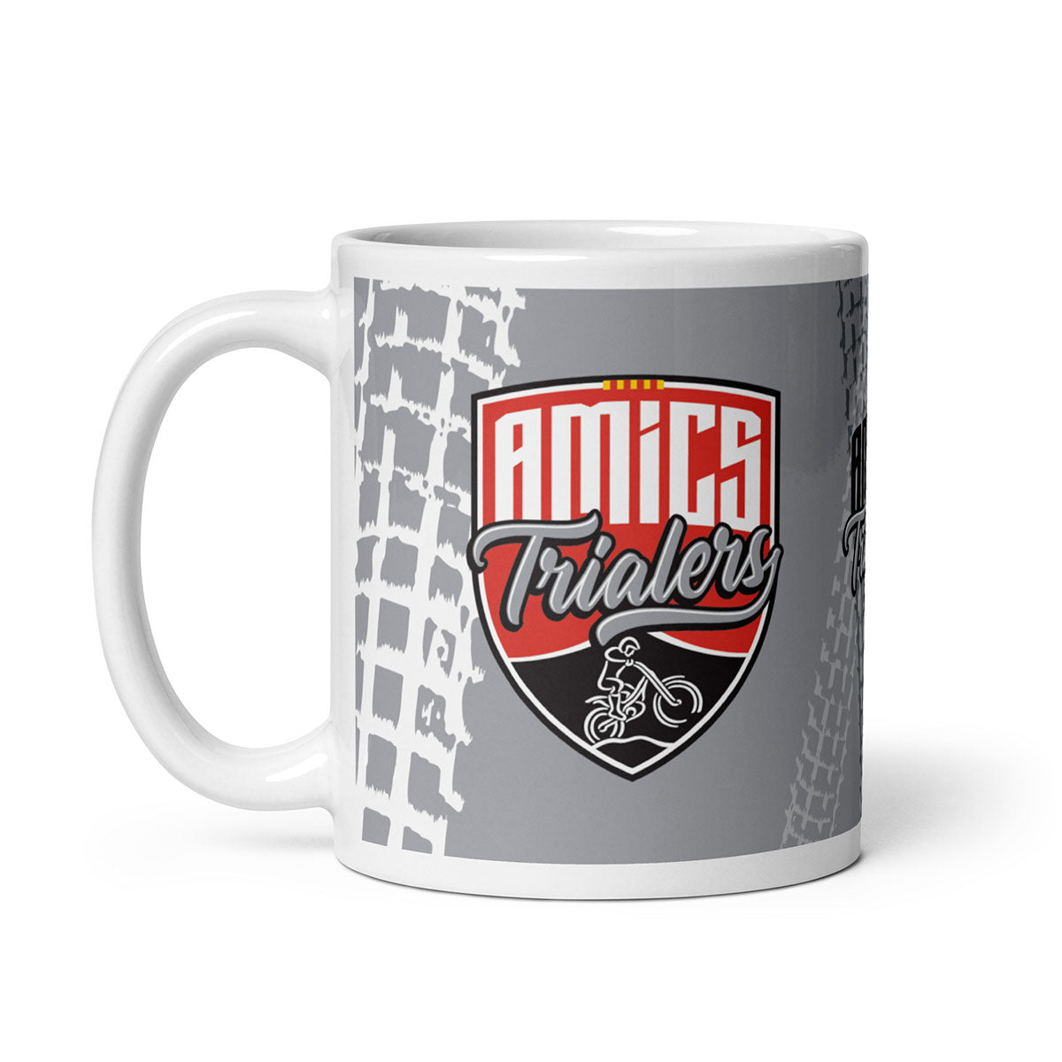 AMICS TRIALERS · Taza de cerámica 33cl · Medium·White-333x4ipi