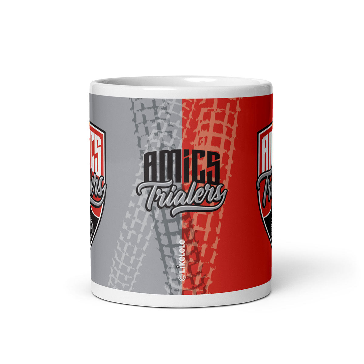 AMICS TRIALERS · Taza de cerámica 33cl · Medium·White-333x4ipi