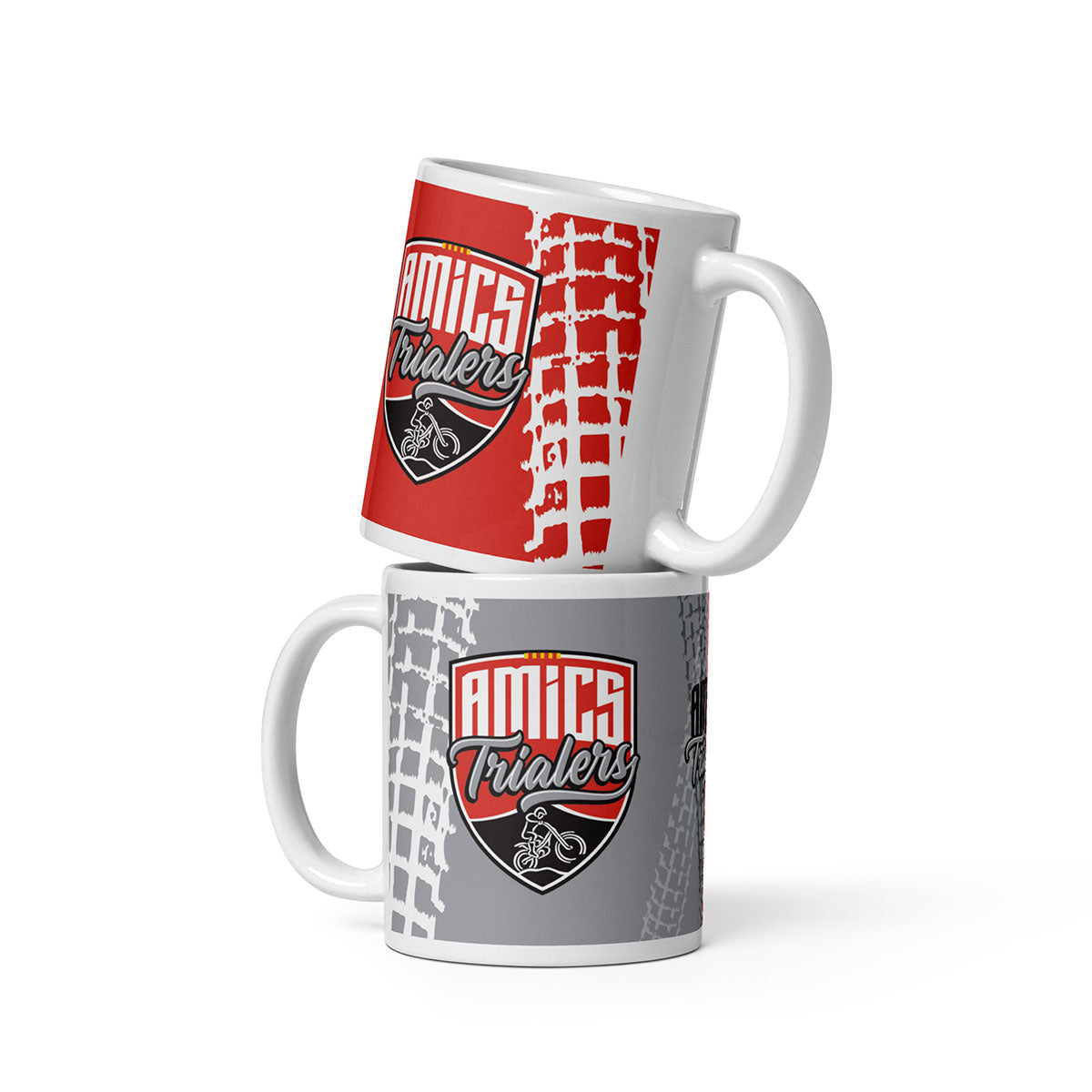 AMICS TRIALERS · Taza de cerámica 33cl · Medium·White-333x4ipi