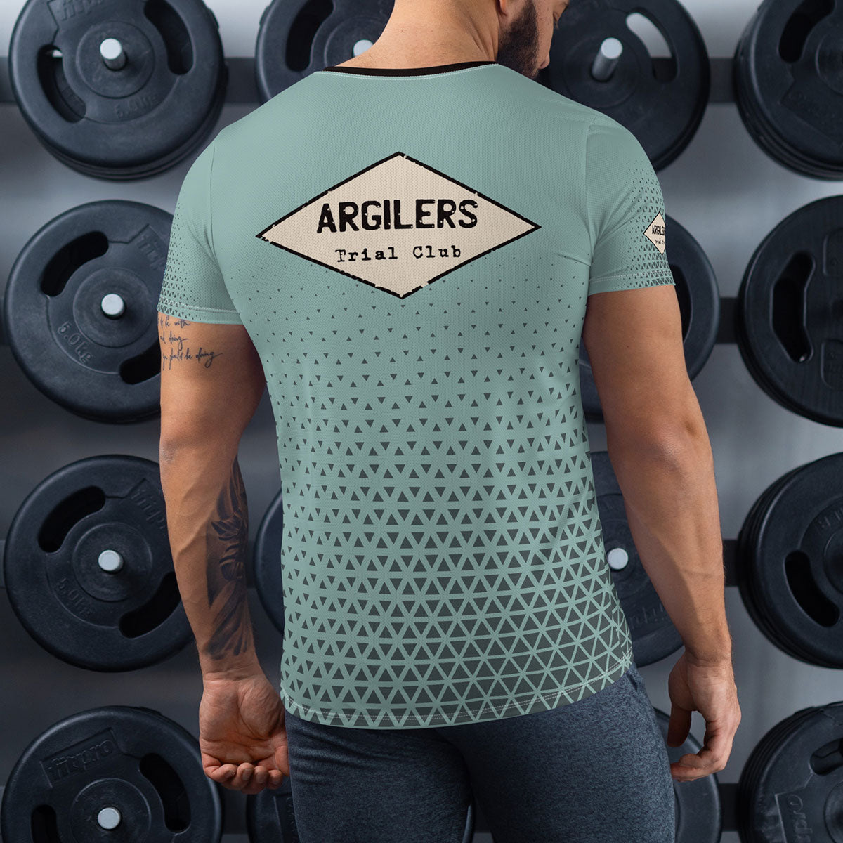 ARGILERS TRIAL CLUB · Camiseta deportiva m/corta·Hombre · Premium·Full Print-270x1ipi