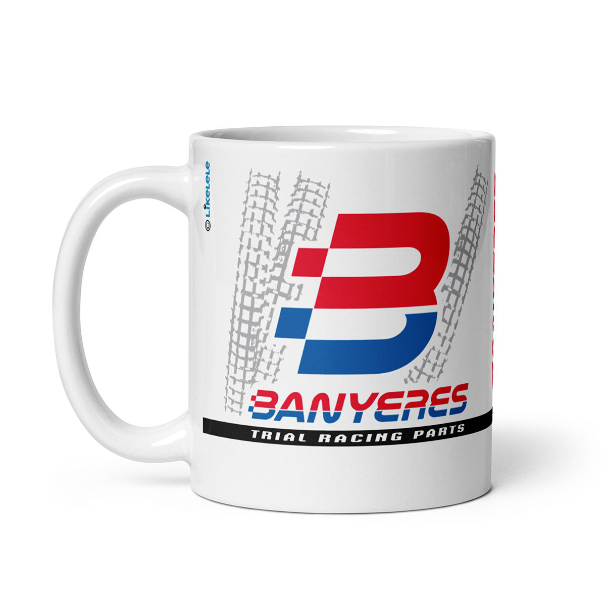 BANYERES TRIAL RACING PARTS · Taza de cerámica 33cl · Medium·White-150x