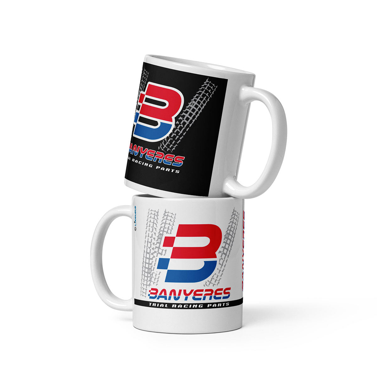 BANYERES TRIAL RACING PARTS · Taza de cerámica 33cl · Medium·White-150x