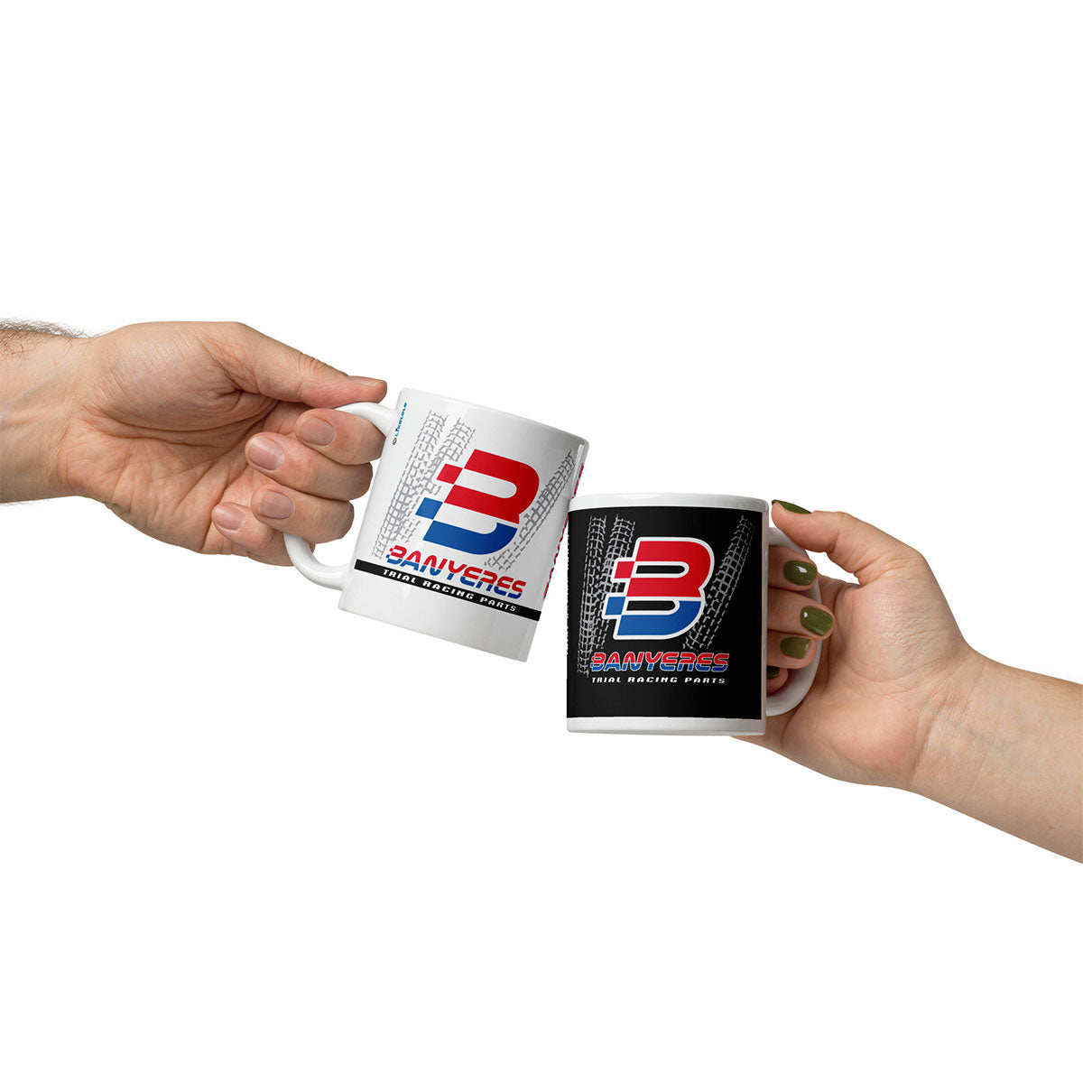 BANYERES TRIAL RACING PARTS · Taza de cerámica 33cl · Medium·White-150x