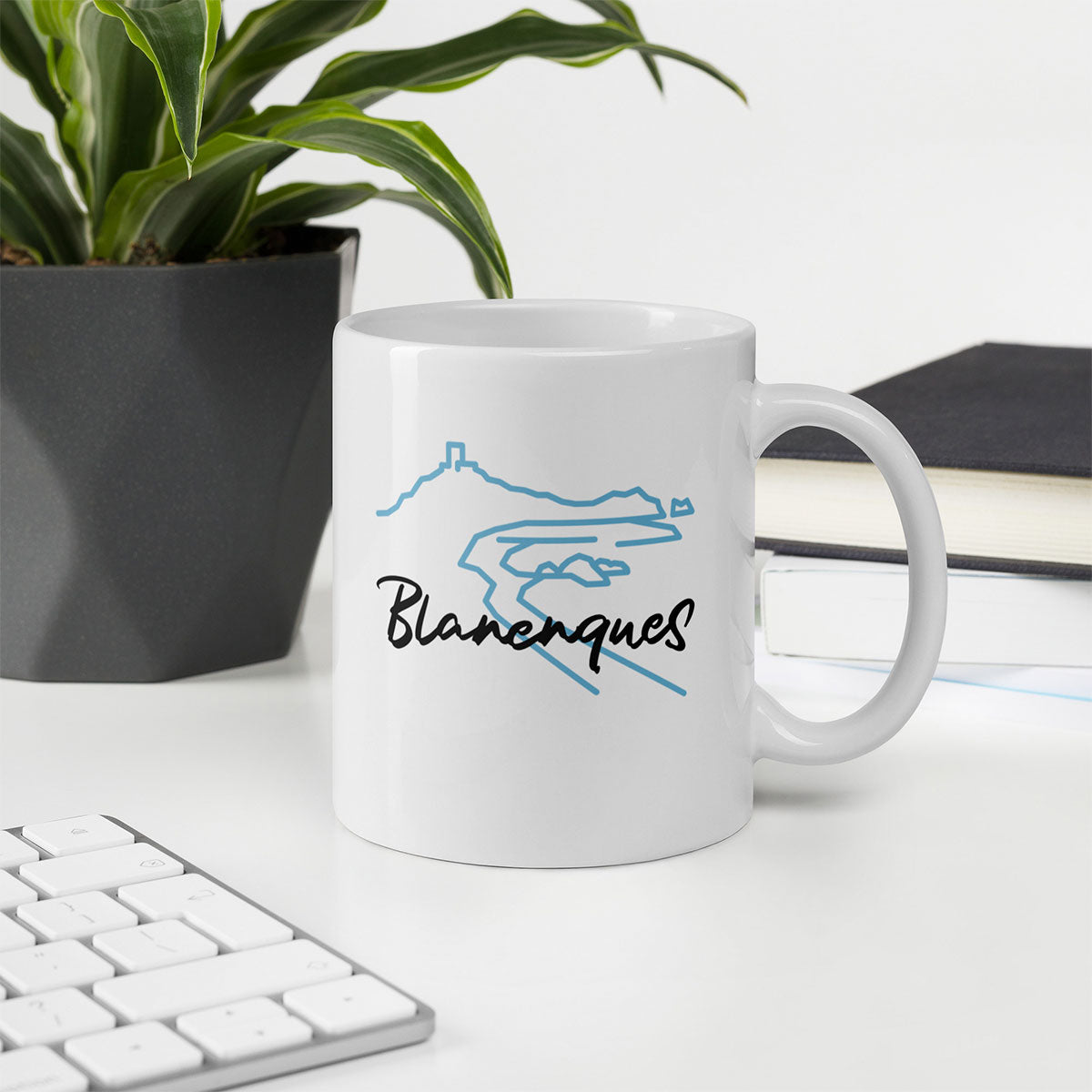 BLANENCS · Taza de cerámica 33cl · Medium·White-104x