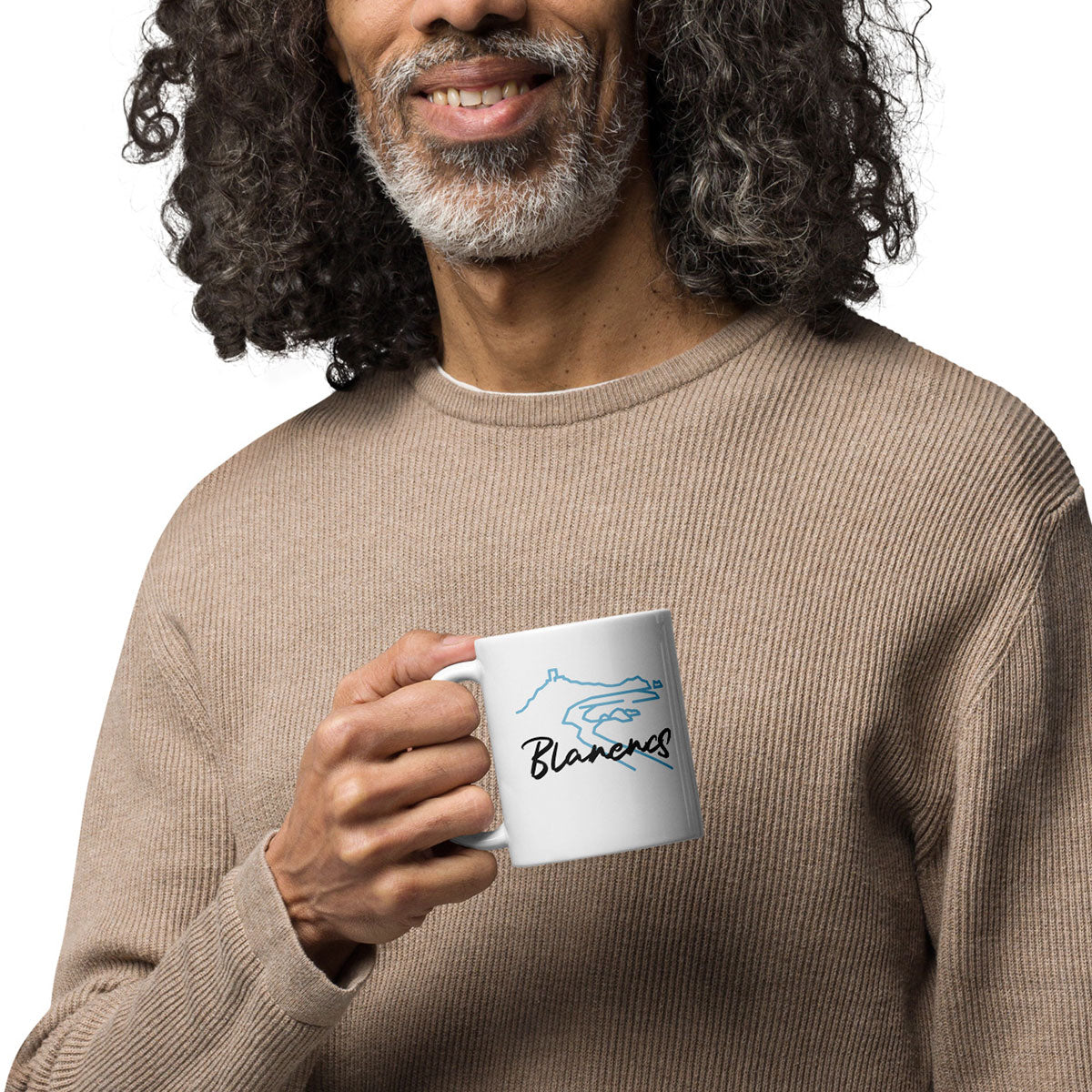 BLANENCS · Taza de cerámica 33cl · Medium·White-104x