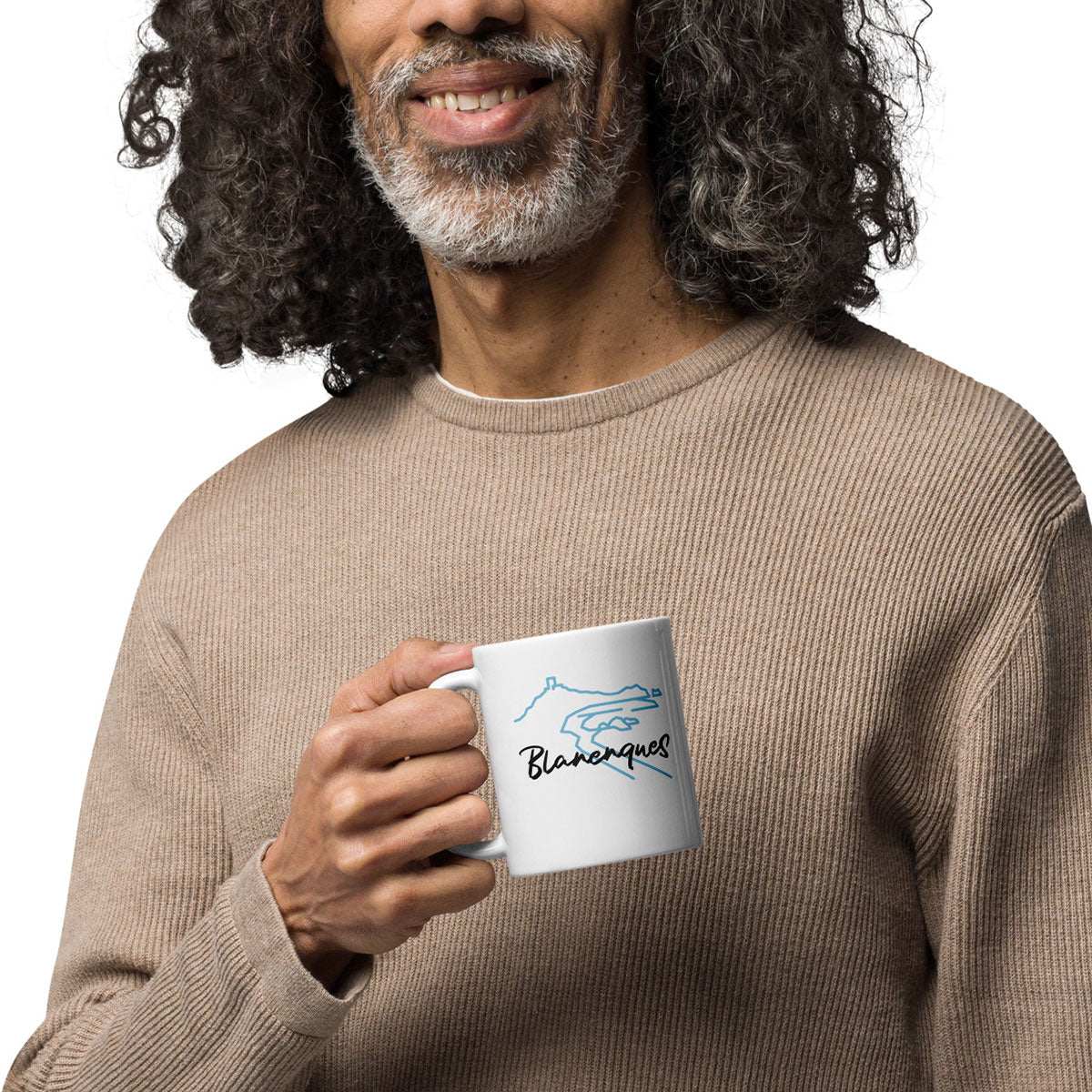 BLANENQUES · Taza de cerámica 33cl · Medium·White-103x