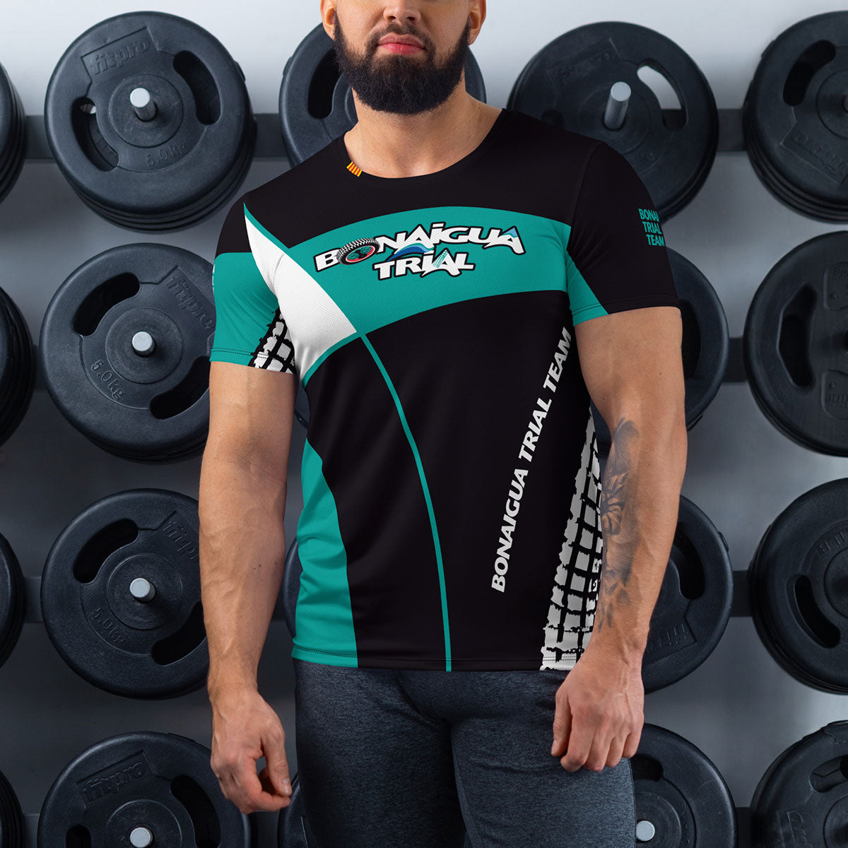 BONAIGUA TRIAL · Camiseta deportiva m/corta·Hombre · Premium·Full Print-247x1ipi