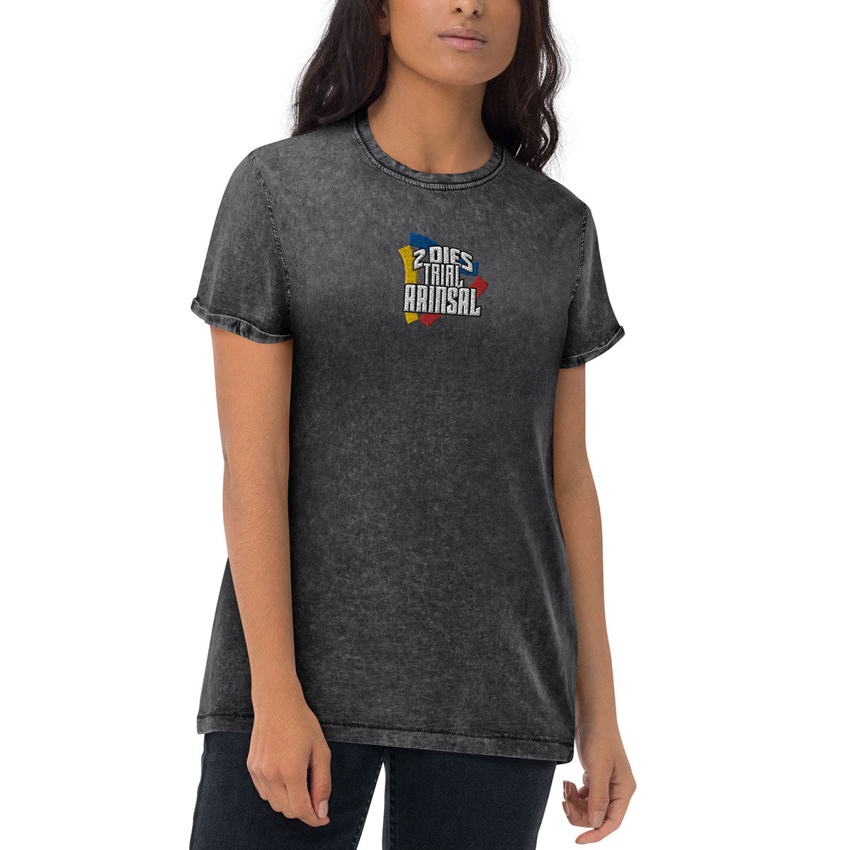 BONAIGUA TRIAL · Camiseta m/corta·Denim·Mujer/Unisex · Medium·ARINSAL-391c2f