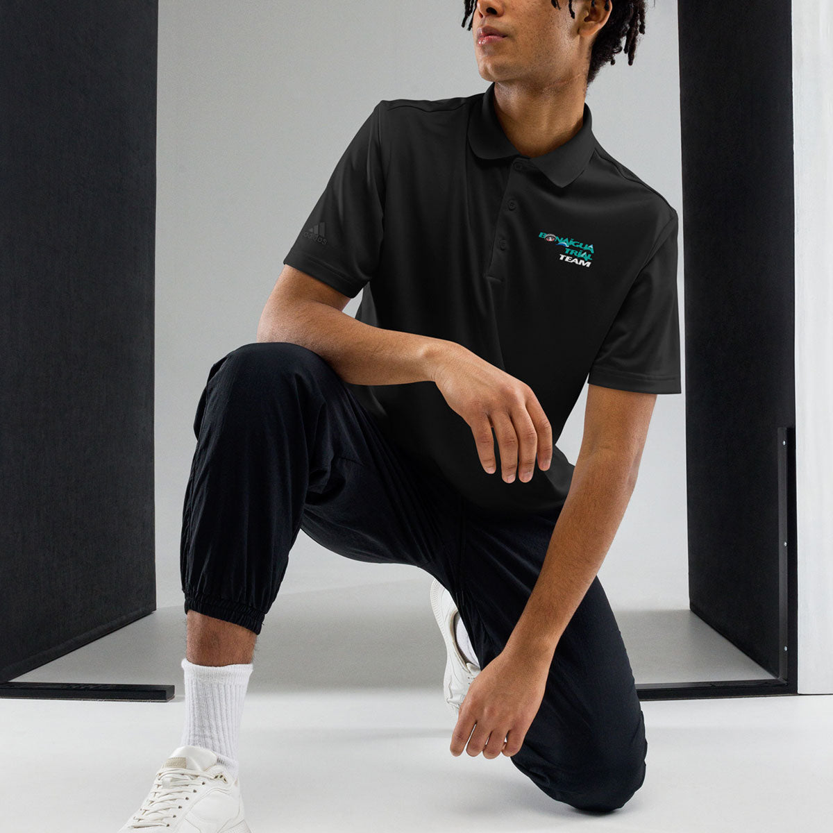 BONAIGUA TRIAL · Polo m/corta·Hombre · Premium·Black-304c1f