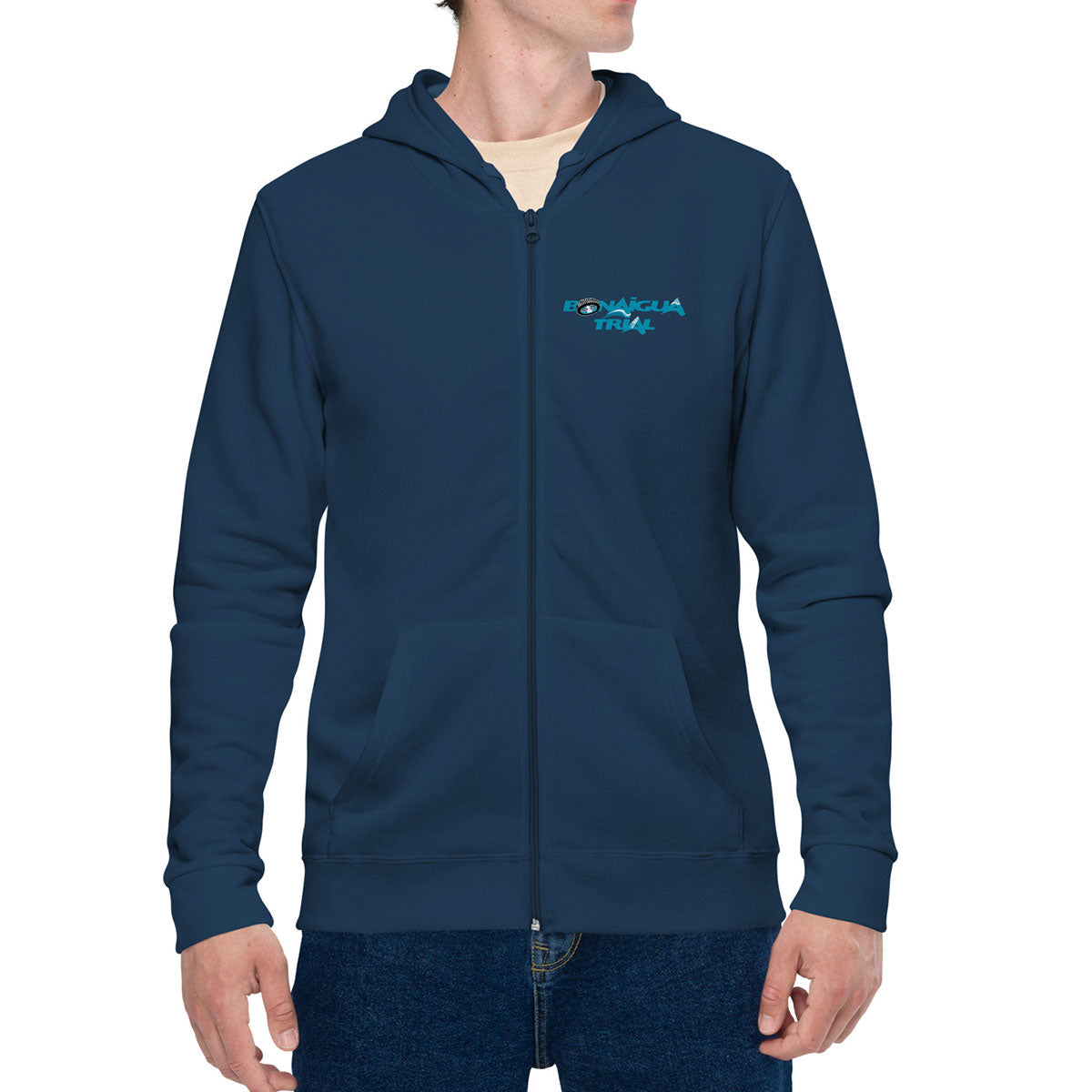 BONAIGUA TRIAL · Sudadera capucha y cremallera·Hombre/Unisex · Medium·French Navy-192c1fd