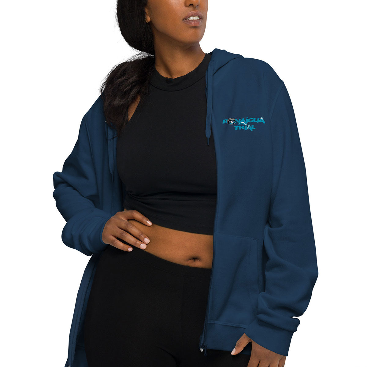 BONAIGUA TRIAL · Sudadera capucha y cremallera·Mujer/Unisex · Medium·French Navy-192c2fd