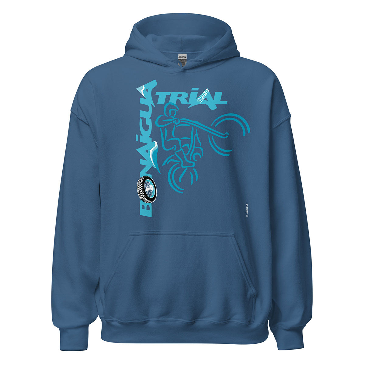 BONAIGUA TRIAL · Sudadera capucha·Hombre/Unisex · Basic·Indigo Blue-175b1f
