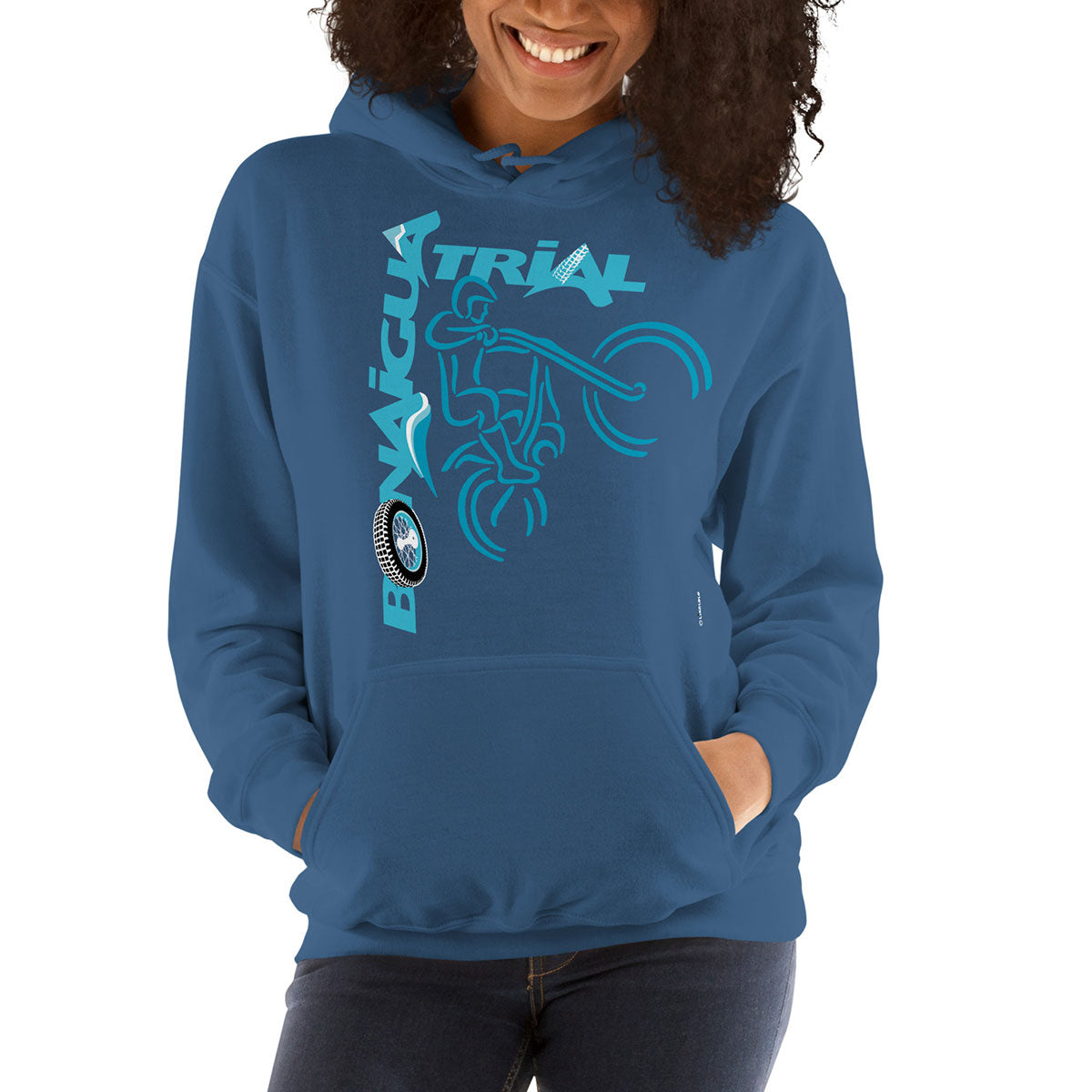 BONAIGUA TRIAL · Sudadera capucha·Hombre/Unisex · Basic·Indigo Blue-175b1f