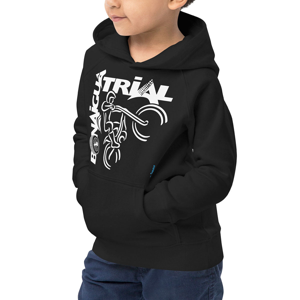 BONAIGUA TRIAL · Sudadera capucha·Niño · Medium·Black-395c3f