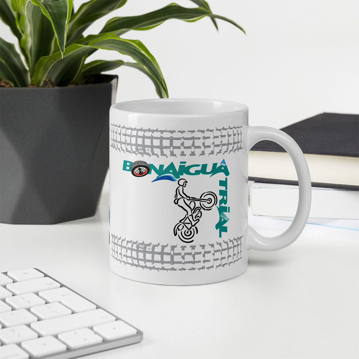 BONAIGUA TRIAL · Taza de cerámica 33cl · Medium·White-177x