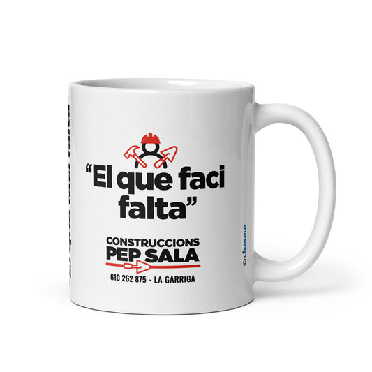 CONSTRUCCIONS PEP SALA · Taza de cerámica 33cl · Medium·White-148x