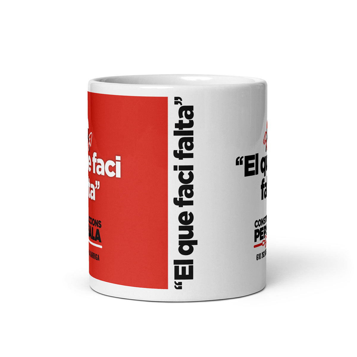 CONSTRUCCIONS PEP SALA · Taza de cerámica 33cl · Medium·White-148x