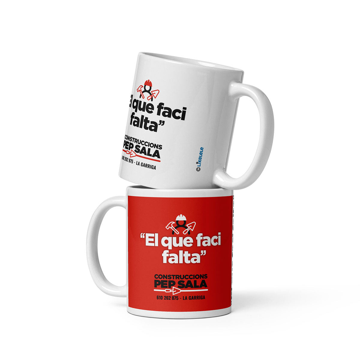 CONSTRUCCIONS PEP SALA · Taza de cerámica 33cl · Medium·White-148x
