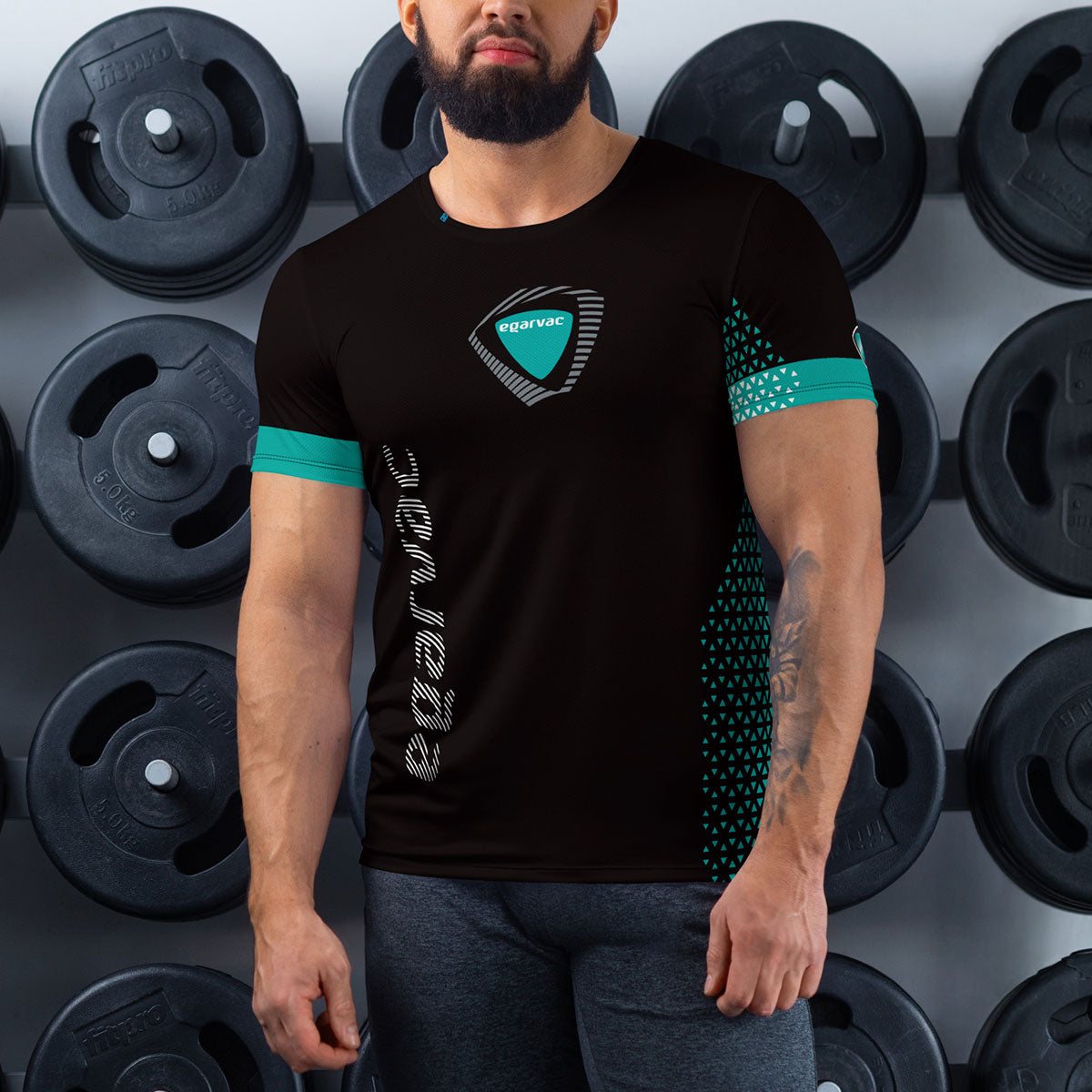 EGARVAC · Camiseta deportiva m/corta·Hombre · Premium·Full Print-299x1ipi