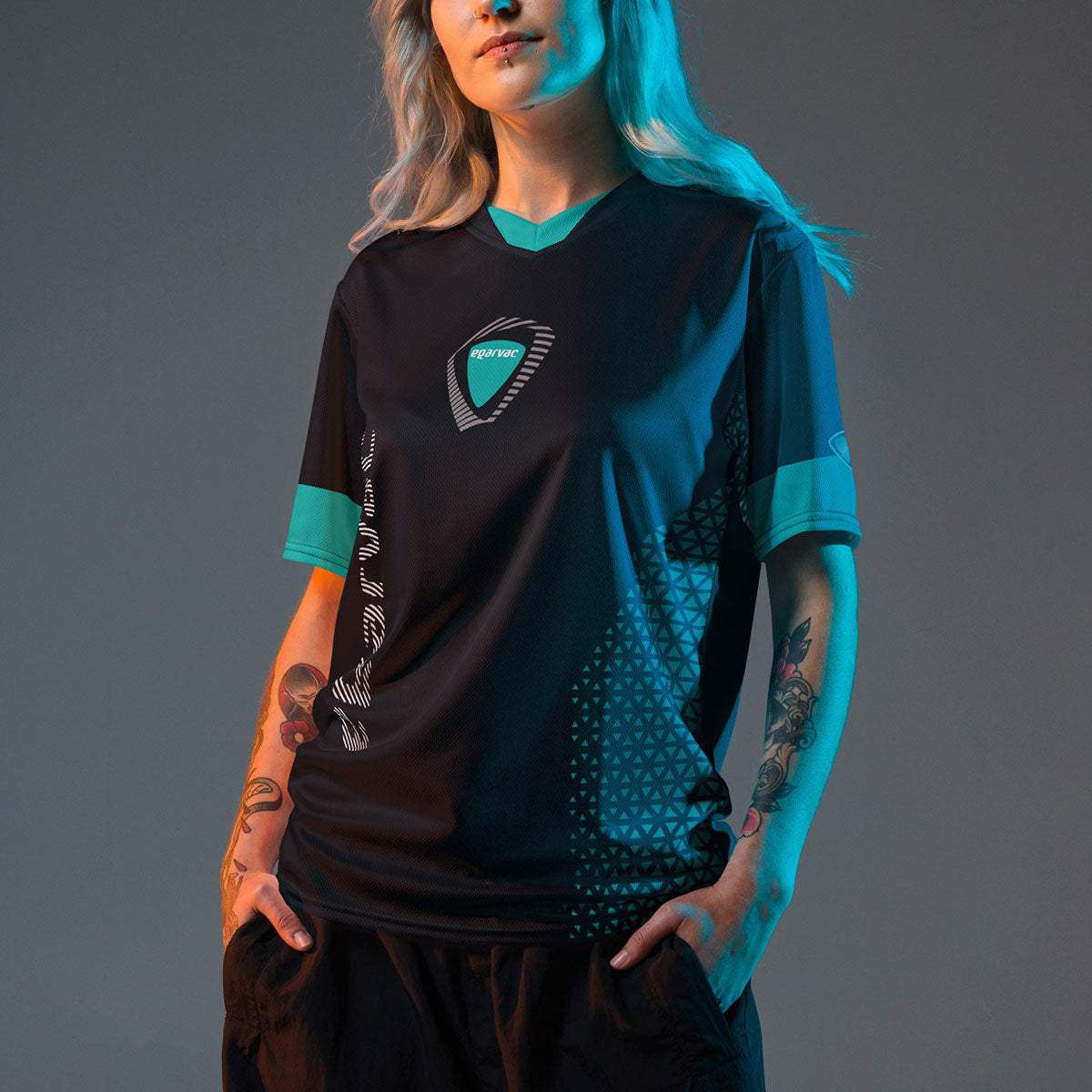 EGARVAC · Camiseta deportiva m/corta·Hombre/Unisex · Premium·Full Print-301x1ipi