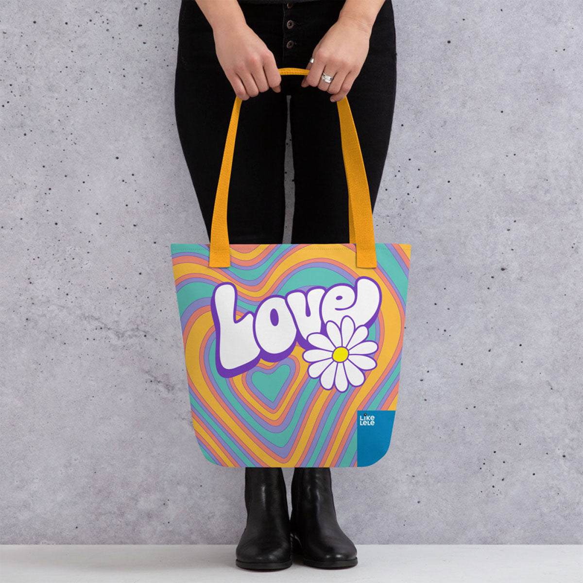 LIKELELE world · Bolso 39x39 LOVE·Mujer/Unisex · Premium·Full Print-327x2ipi