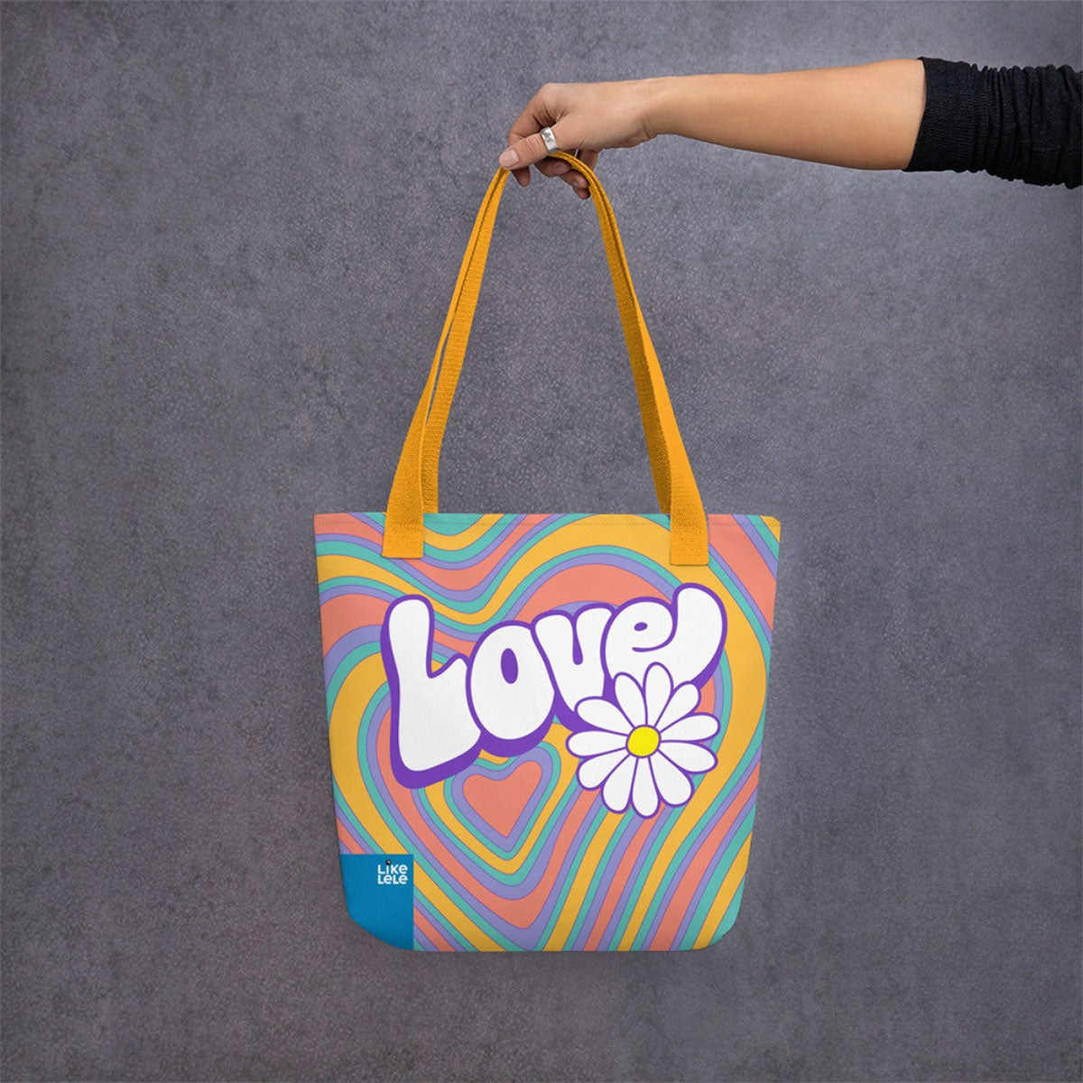 LIKELELE world · Bolso 39x39 LOVE·Mujer/Unisex · Premium·Full Print-327x2ipi