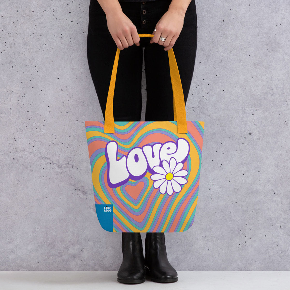 LIKELELE world · Bolso 39x39 LOVE·Mujer/Unisex · Premium·Full Print-327x2ipi