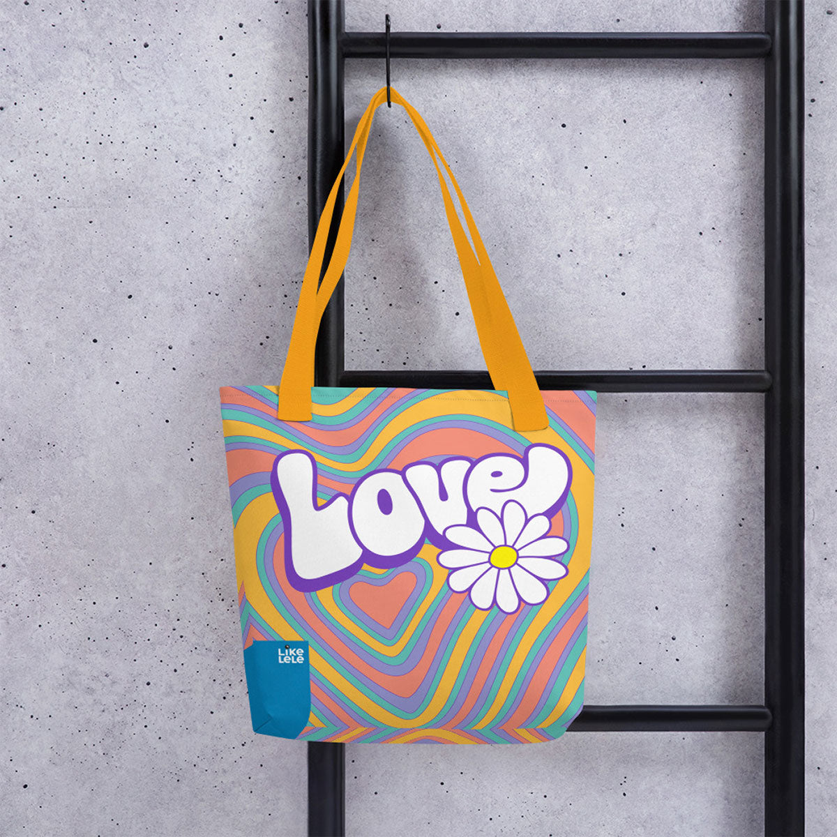 LIKELELE world · Bolso 39x39 LOVE·Mujer/Unisex · Premium·Full Print-327x2ipi