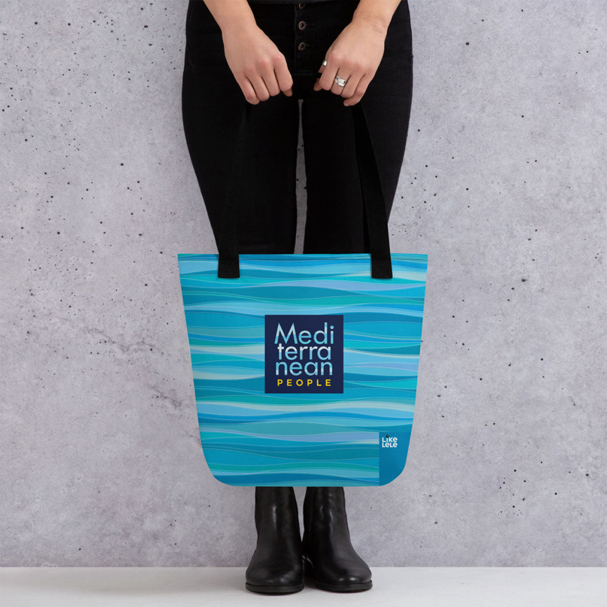 LIKELELE world · Bolso 39x39 MEDITERRANEAN PEOPLE·Mujer/Unisex · Premium·Full Print-328x2ipi