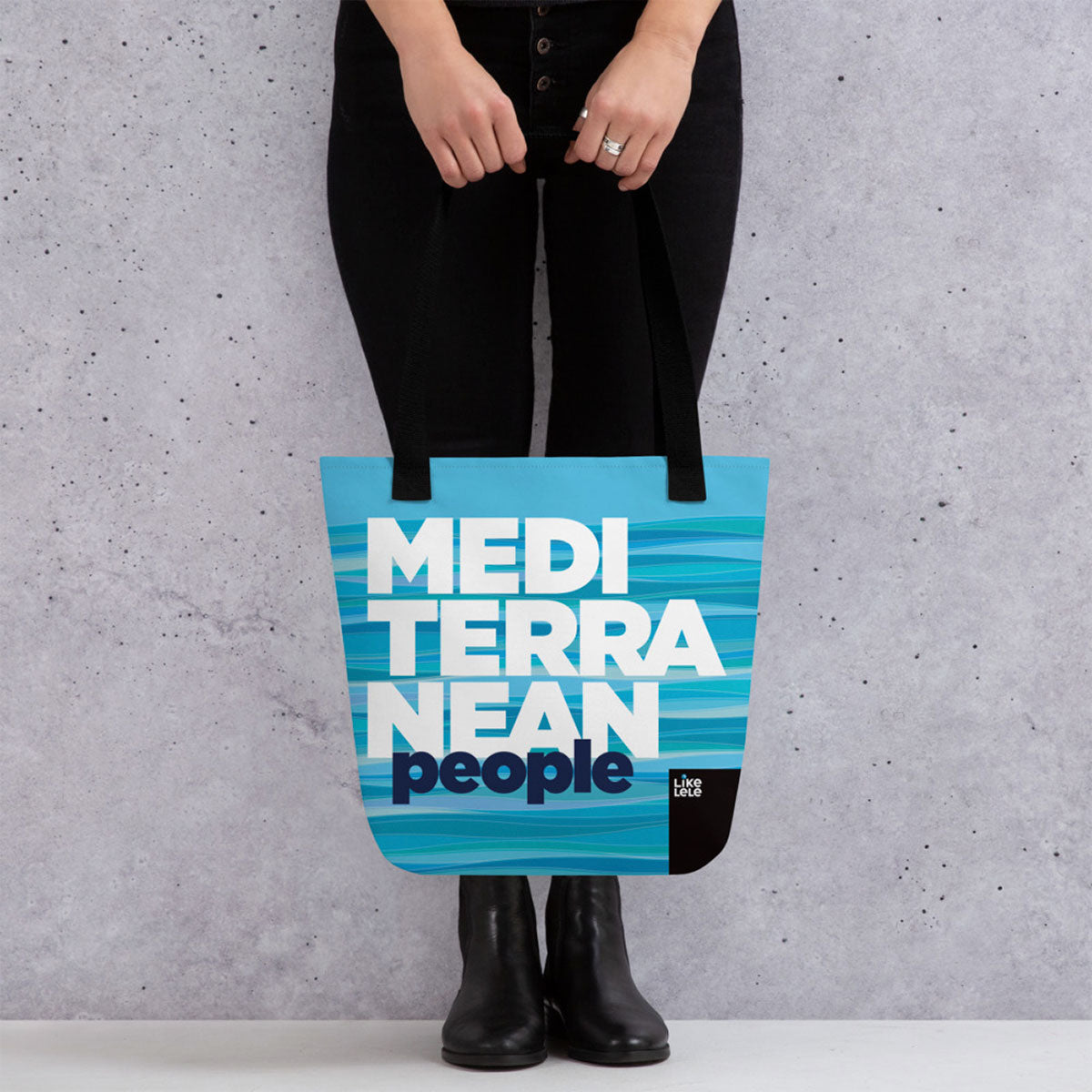 LIKELELE world · Bolso 39x39 MEDITERRANEAN PEOPLE·Mujer/Unisex · Premium·Full Print-329x2ipi