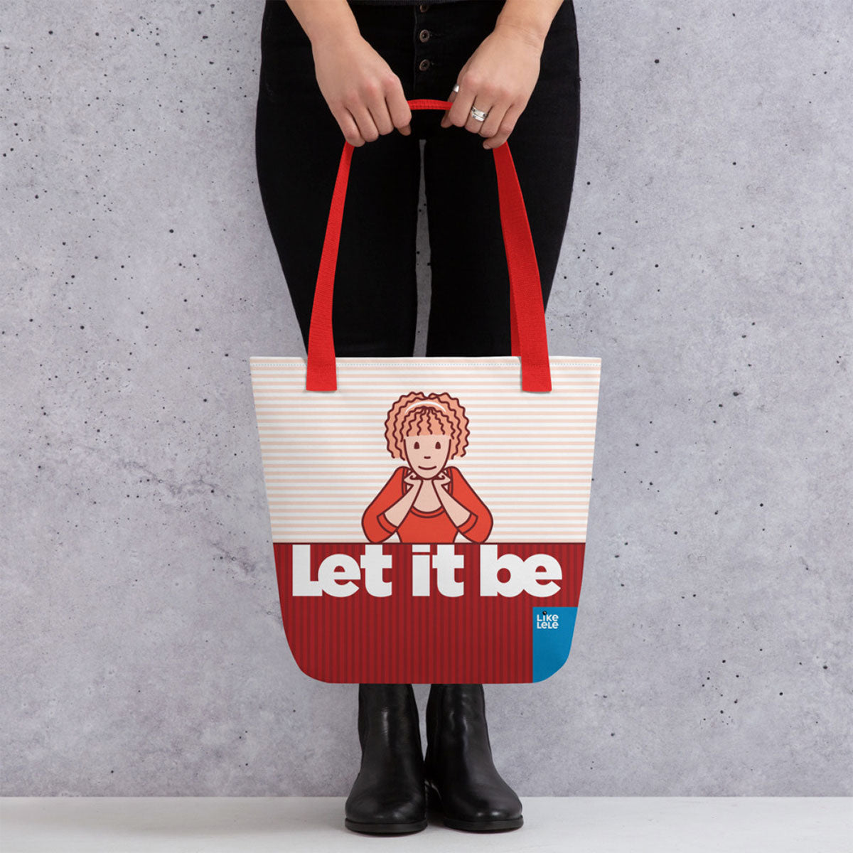 LIKELELE world · Bolso 39x39 LET IT BE·Mujer/Unisex · Premium·Full Print-326x2ipi