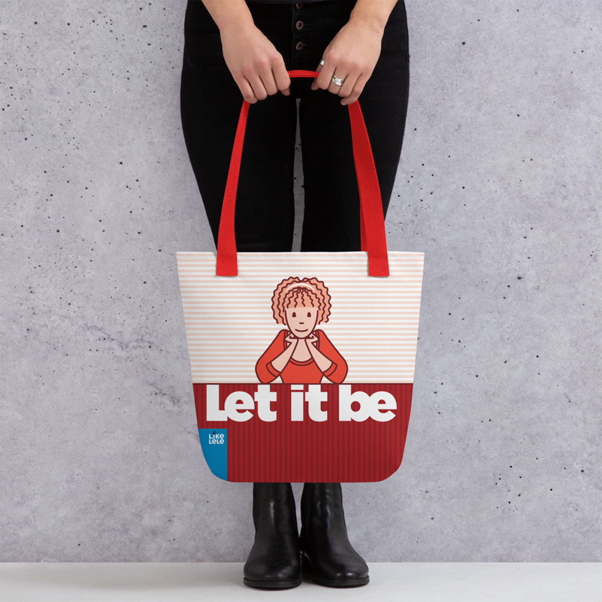 LIKELELE world · Bolso 39x39 LET IT BE·Mujer/Unisex · Premium·Full Print-326x2ipi
