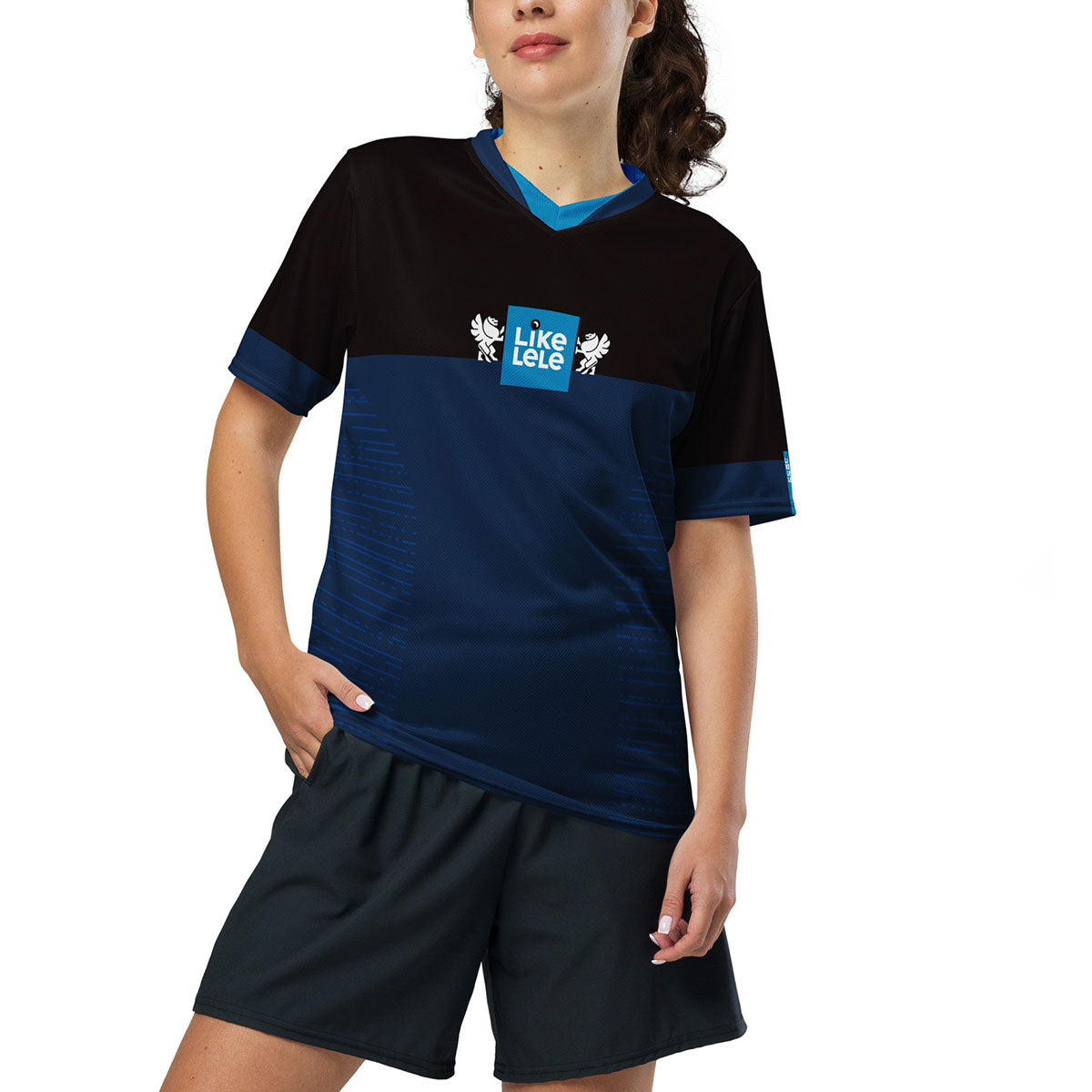 LIKELELE world · Camiseta deportiva m/corta·Hombre/Unisex · Premium·Full Print-279x1ipi