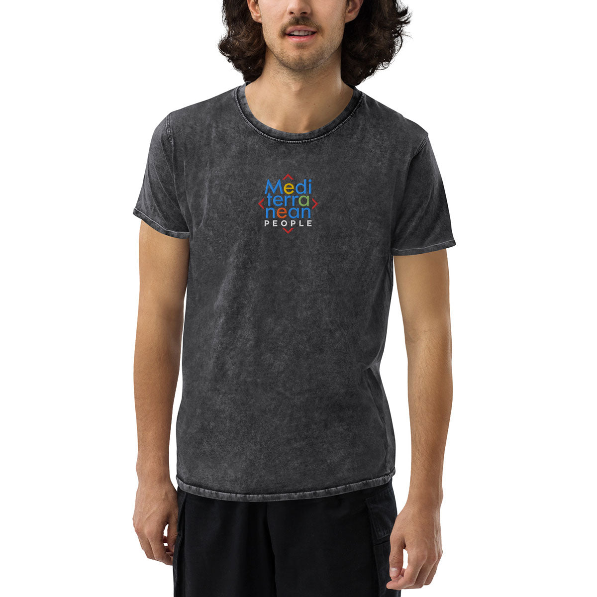 LIKELELE world · Camiseta m/corta·MEDITERRANEAN PEOPLE·Hombre/Unisex · Medium·Black-371c1f