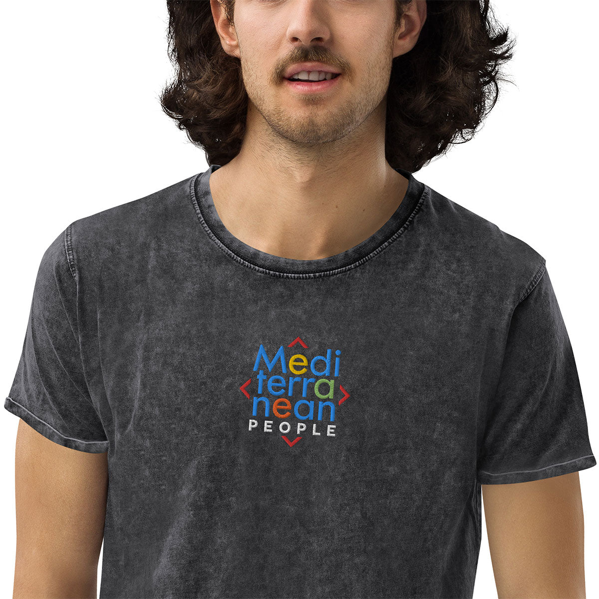 LIKELELE world · Camiseta m/corta·MEDITERRANEAN PEOPLE·Hombre/Unisex · Medium·Black-371c1f