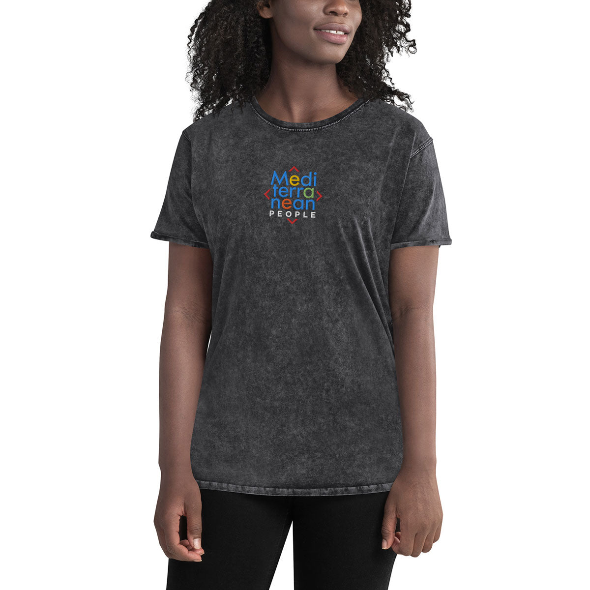LIKELELE world · Camiseta m/corta·MEDITERRANEAN PEOPLE·Mujer/Unisex · Medium·Black-372c2f