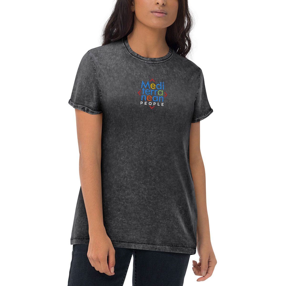 LIKELELE world · Camiseta m/corta·MEDITERRANEAN PEOPLE·Mujer/Unisex · Medium·Black-372c2f